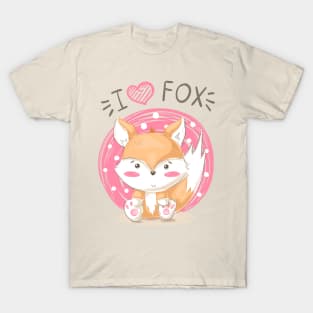 I love Fox T-Shirt